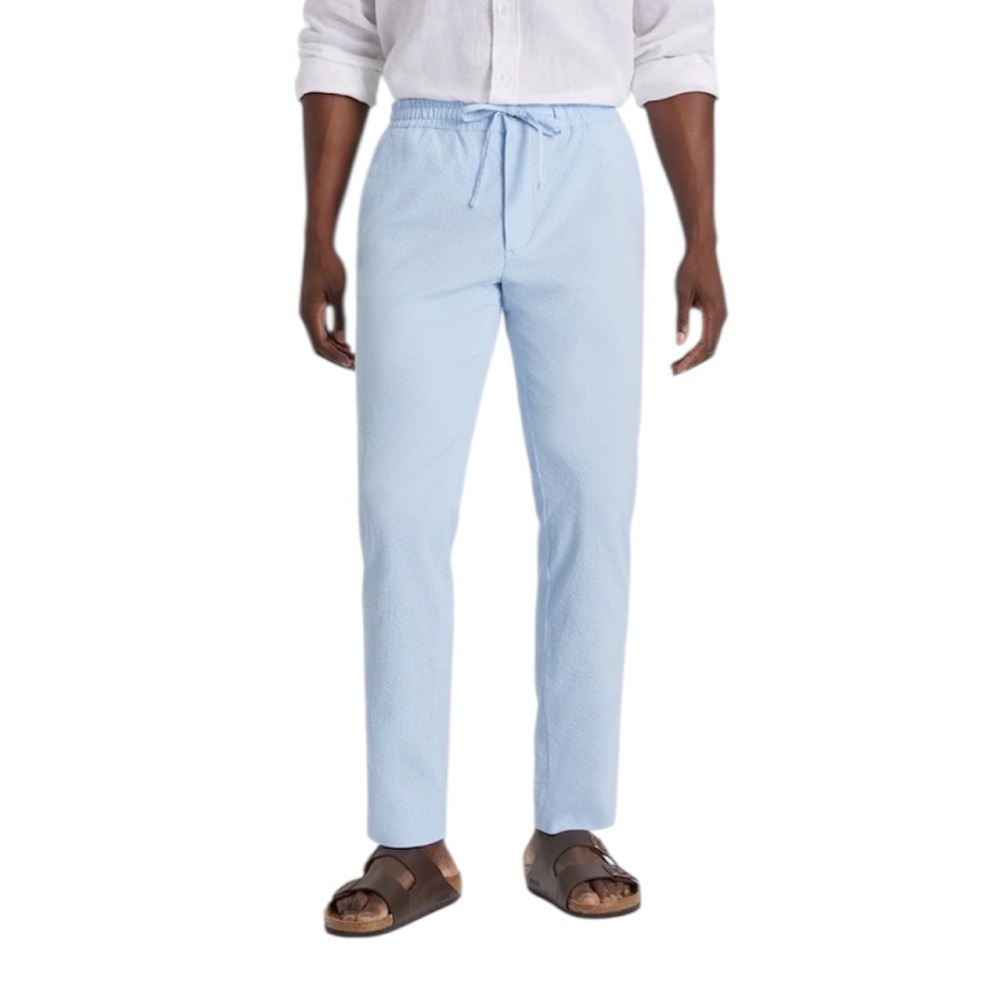 🆕 EXPRESS Men’s Light Blue Trouser chino Pants Size XS